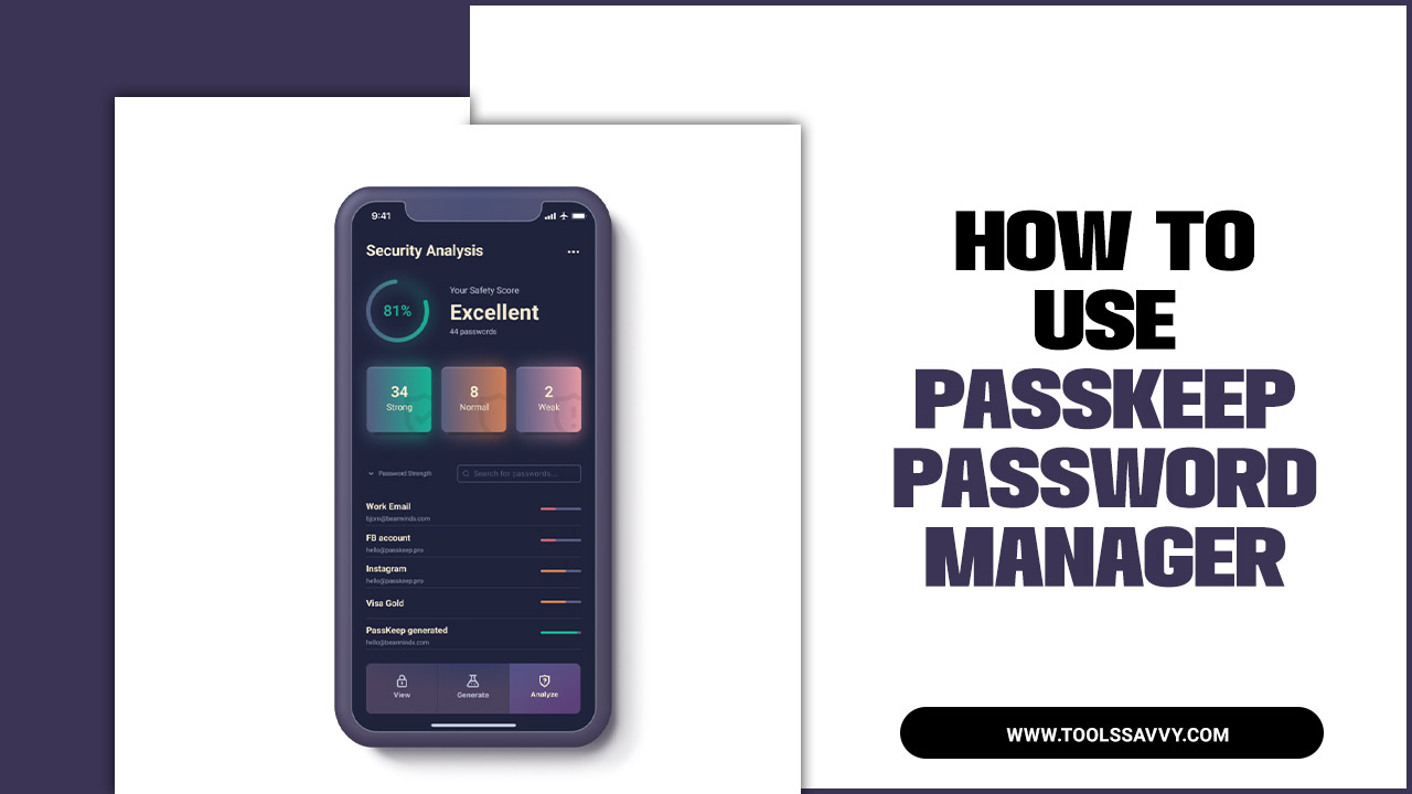 How To Use Passkeep Password Manager